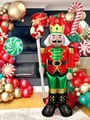 Festive Candy Walnut Guards Set of 3 - Colorful Christmas Decorations for Parties, Events, and Holidays - Durable Standing Guards for Indoor and Outdoor Use - Easy Assembly and Reusable - Playful and Whimsical Design for a Joyful Atmosphere