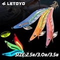 LETOYO Squid Bait Lure for Sea Fishing - Premium Luminous Jig Design with Varied Weight Options - Realistic Appearance for Webfoot Octopus and Cuttlefish - Highly Effective Tool for Anglers Targeting Marine Species