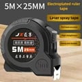 10M Retractable Steel Tape Measure with Ergonomic Grip - Durable, Wear-Resistant, Accurate Metric and Imperial Measurements - Smooth Retractable Design for DIY, Construction, Woodworking - Versatile Tool for Home Improvement, Interior Design, and More