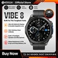 Zeblaze VIBE 8 Smart Watch with Advanced Voice Calling Feature, Crystal Clear 1.43' AMOLED Display, Built-in Flashlight, Real-time Heart Rate and Blood Pressure Monitoring, Fitness Tracking, Sleep Monitoring, Weather Updates - Your Ultimate Companion for Convenience, Connectivity, and Health Insights