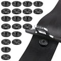 Universal Car Safety Seat Belt Stopper Buckle Set of 10 - Adjustable Anti-Slip Button for Enhanced Passenger Safety and Comfort, Durable High-Quality Plastic Material, Easy Installation in Any Vehicle - Prevents Slipping Off During Sudden Stops or Accidents, Spacing Limit Feature for Custom Fit