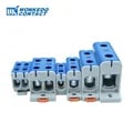 High-Quality Aluminum Power Distribution Block with Wide Cable Compatibility, Din Rail Installation, Secure Connections - WKL Series (WKL50/95/150/240) for Industrial Use