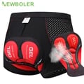 NEWBOLER Comfortable Cycling Shorts with 5D Gel Pad for Shock Absorption and Enhanced Performance - Breathable Mesh Fabric, Optimal Fit and Support, Durable Construction, Moisture-Wicking, Versatile and Stylish Design for Avid Cyclists