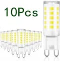 10Pcs G9 LED Lamp with Advanced SMD 2835 Chips, 7W Power, Wide Voltage Compatibility, Ceramic Construction, Warm/Cool White Options, Energy-Efficient, Eco-Friendly - Perfect Replacement for Halogen Bulbs, Ideal for Task and Accent Lighting