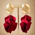 Exquisite Multicolored Flower Earrings with Tassel Studs - High-Quality, Versatile, and Comfortable to Wear - Perfect Gift for Any Occasion - Delicate Petal Design - Durable and Long-Lasting - Lightweight Construction for All-Day Comfort - Stylish and Elegant Accessories for Casual or Formal Outfits