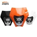 KTM Headlight Plate LED Motorcycle Enduro Fairing - Enhanced Visibility and Safety for Night Rides - Durable Construction for Off-Road Riding - Easy Installation - Custom Fit for KTM Motorcycles - Versatile Accessory for Motocross, Supermoto, and Enduro Enthusiasts