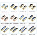 DB9/15/25/37 Pin VGA Female To Female/Male To Male/Female RS232 Serial Port COM Connector Mini Gender Changer Adapter Null Modem - Versatile Connectivity, Durable Construction, Plug-and-Play Design, Compact and Portable, Secure Connection for Seamless Data Transfer