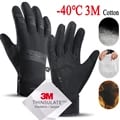 Windproof Waterproof Winter Cycling Gloves with 3M Insulation, Touch Screen Compatibility, Reflective Design, Comfortable Fit - Ideal for Cycling, Running, Skiing - Durable and Versatile Outdoor Sports Gloves