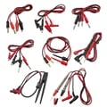 Universal Multimeter Test Leads Set with Alligator Clips, Banana Plugs, and Probe Tip Wires - Durable, Flexible, and Safe for Electronics, Automotive, and Household Testing - High-Quality Materials for Reliable Results and Easy Maneuverability