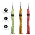 Precision Y Tip Triwing Screwdriver Set for Nintendo Switch JoyCon, iPhone 7, 8 Plus, Samsung Gear S3 Smartwatch Repair - Includes 0.6mm, 1.5mm, 2.0mm Screwdrivers - Durable Construction, Wide Compatibility, Ergonomic Handle, Corrosion-Resistant Coating, Precision Repair Tool, Compact Storage Case