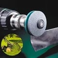 Electric Lawn Mower Sharpener with Wear-Resistant Grinding Head and Whetstone Sander - Effortless Blade Sharpening Tool for Gas and Electric Mowers - Easy to Use and Versatile - Professional-Quality Results