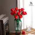 Immortal Rose Building Blocks Puzzle Set - Unique Valentine's Day Gift for All Ages, Challenging and Creative Love Expression Toy, Everlasting Decorative Bouquet Accent for Home and Office Display, Romantic and Thoughtful Present Idea