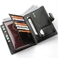 Premium Men's Stylish Travel Passport Bag with Multi-Card Holder and Passport Holder - Compact and Lightweight Wallet for Modern Travelers - High-Quality Materials and Craftsmanship - Secure and Organized Card Slots - Durable and Long-Lasting Construction - Protects Valuables and Documents on the Go