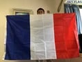 Premium Quality France Flag Made of Durable Polyester Material with Vibrant Blue, White, and Red Colors - 90*150cm Perfect for Indoor and Outdoor Display - Easy to Hang with Grommets - Versatile French Decor for Parties, Celebrations, and Home Decor - Free Shipping Included