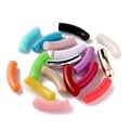 Pack of 10 High-Quality Acrylic Crimp End Beads for DIY Jewelry Making - Easy to Use Slider End Caps for Bracelets and Necklaces - Secure Closure for Professional-Looking Creations - Versatile Design for Creative Expression