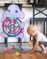 Montessori Animal Dart Board Toy for 2-4 Year Olds | Educational Hands-On Learning Game with Sticky Balls | Develops Hand-Eye Coordination & Fine Motor Skills | Family Bonding Activity | Promotes Independent Exploration & Cognitive Development