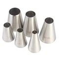 Professional Stainless Steel Round Piping Nozzle Set for Cake Decorating - Food-Safe and Easy to Clean - Multi-Size Options for Versatile Designs - Ideal for Borders, Writing, and Intricate Details - Easy to Use for Beginners - Perfect for Birthdays, Weddings, and Special Events