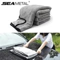 SEAMETAL Premium Microfiber Car Washing Towel - Ultra-Soft, Scratch-Free Cleaning Towel with High Absorbency for Spotless Finish - Efficient Drying Cloth for Quick Results - Ideal Size and Thickness for Maximum Coverage - Multi-Purpose Cleaning Towel for Car Enthusiasts and Professionals