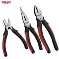 DELIXI ELECTRIC Wire Pliers - High-Quality Diagonal and Needle Nose Pliers for Precision Cutting, Twisting, and Clamping of Metal Wires - Ergonomic Design for Comfort and Control - Versatile Tool for Electrical and DIY Projects - Sharp Cutting Edge and Wide Opening Jaws for Neat Finishes and Secure Grip