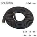 High-Quality 5.5x2.1mm Female to Male DC Extension Cable for 12V 5V 24V Power Adapters, CCTV Cameras, LED Strips - Available in Multiple Lengths (1M, 2M, 3M, 5M, 10M) - Plug-and-Play Easy Installation - Wide Compatibility with Reliable Power Transfer - Durable and Interference-Free Design