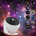 360° Rotate Planetarium Lamp with Multiple Lighting Modes - Perfect Valentines Day Gift and Wedding Decoration - Kids Bedroom Essential for Magical Bedtime - Starry Sky Projector with Colorful Lights, Stars, and Planets, 360 Degree Rotation for Mesmerizing Atmosphere