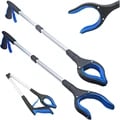 Adjustable Length Foldable Gripper Extender Hand Tool - Durable Litter Reacher Picker with Ergonomic Handle for Easy Reach and Grab - Collapsible Garbage Grabber Pick Up Tool for High Shelves and Hard-to-Reach Objects - Compact Storage Design for Versatile Use and Reliable Performance