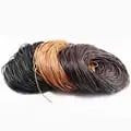 Premium Cow Leather Round Thong Cord for DIY Bracelet Projects - High-Quality Genuine Leather Cord for Jewelry Making - Versatile 1mm to 6mm Diameter - Soft and Pliable for Easy Crafting - Available in 2 Meters or 5 Meters - Enhance Your Creations with Elegance and Durability