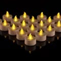 Natural Flickering LED Candles with Long-Lasting Battery Life - Pack of 48, 24, or 12 - Bright, Energy-Efficient, and Versatile Decorative Lighting for Home, Events, and Special Occasions - Safe and Realistic Flameless Candles for Creating a Warm Ambiance