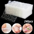 Premium Double-Sided Nail Jelly Glue for Long-Lasting Wear - Transparent, Reusable, and Easy Application - Secure Hold for Flawless Manicure - Must-Have Nail Art Accessory for DIY Enthusiasts