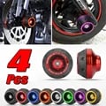 Premium Alloy Motorcycle Crash Pads - Universal Fit Wheel Protectors for Front Fork Sliders - Durable and Stylish Motorbike Safety Gear - Reduce Impact and Damage During Falls - Essential Protection for Road and Off-Road Riding