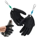 Professional Latex Fishing Glove with Antiskid & Puncture Protection - Left & Right Hand, Scrapes Prevention, Comfortable Fit - Essential for Fishermen