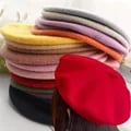 Vintage Woolen Beret Hat with Classic Design for Men and Women - Multiple Colors, Warm and Cozy, INS Style, Versatile Fashion Accessory
