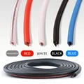 Universal U-Shaped Car Door Edge Protector Strip - High-Quality Rubber Anti-Collision Guard for All Vehicles - Easy Install, Weather-Resistant, Scratch-Dent-Chip Protection - Enhance Car Appearance, Fits Cars, Trucks, SUVs - Black Stylish Design for Maximum Coverage and Durability