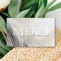 Elegant French MERCI Thank You Cards - 30 Premium Quality Cardstock Cards for Gratitude, Gifts, and Appreciation - Classic Design, 4x6 Inches, Blank Inside for Personalized Messages - Perfect for Business and Personal Use, Value Pack for Various Occasions