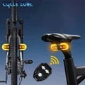 High Visibility Bike Turn Signal Rear Light with Wireless Technology and USB Rechargeable Battery - Multiple Modes for Cyclists and Scooter Riders - Durable and Weather-Resistant LED Taillight for Enhanced Safety in Low Light Conditions