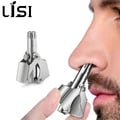 LISI Washable Portable Manual Nose Hair Trimmer - Precision Trimming, Stainless Steel Blades, Waterproof, Easy to Use, Safe and Gentle, Includes Cleaning Brush - Compact and Travel-Friendly Grooming Tool for Men and Women