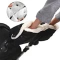 Ultimate Wind and Waterproof Stroller Gloves with Universal Fit - Soft Fabric, Ergonomic Design, and Machine Washable - Keep Hands Warm and Dry During Winter Walks with Your Baby