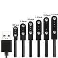 Universal Smartwatch Charging Cable Adapter for 2 Pins and 4 Pins Devices - High-Quality Dock Charger with Easy-to-Use USB Cord - Compact and Portable Power Charge Wire for Reliable and Safe Charging
