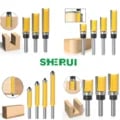Premium Quality Tungsten Carbide Long Blade Router Bit with Flush Trim Bearing - 1/4' Shank for Woodworking Templates and Patterns - Durable and Sharp Cutter for Hardwood, Softwood, and Composite Materials - Easy to Install and Use with Most Routers - Ideal for Precision Trimming and Cutting Tasks