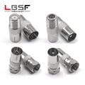 High-Quality Nickel-Plated F to TV Male and Female Cables for Signal Transmission - Set of 2/5/10 - Easy Installation, Wide Compatibility, Enhanced Signal Quality