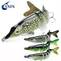 ANFS Fishing Lures - Lifelike Design Bass Swimbaits with Slow Sinking Action, 3D Eyes, and Multi-Jointed Body for Trout - Durable ABS Construction with Sharp Treble Hooks - Versatile for Lakes, Rivers, and Streams - Tested and Proven Performance for Bass, Pike, and Muskie