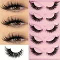 Hypoallergenic Cat Eye False Eyelashes - Natural Long Manga Lashes with Winged Ends for Extended Eye Look - Reusable and Durable High-Quality Synthetic Fibers - Safe for Sensitive Eyes - Easy to Apply and Remove - Cost-Effective and Eco-Friendly Beauty Choice