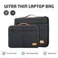 Water-Resistant Neoprene Laptop Sleeve Case for 13.3-16 Inch Laptops - Compatible with MacBook Pro M1 M2 M3 Max - Slim & Lightweight Design with Extra Accessory Pocket & Carrying Handle - Scratch & Spill Protection - Top-Loading Zipper Closure for Secure Transport
