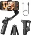 AOCHUAN 3-Axis Handheld Gimbal Stabilizer SmartXE with Advanced Stabilization Technology and AI Face Tracking Feature - Compatible with iPhone and Android for TikTok and Vlogging - Professional Tool for Smooth Footage with Easy-to-Use Controls