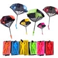 Interactive Outdoor Fun Hand Throwing Parachute Toy with Mini Soldier Toys for Kids - Durable, Safe, and Promotes Physical Activity - Easy to Use Outdoor Play Toy for Active Play Sessions and Imaginative Adventures