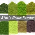 Premium 3-8mm Realistic Grass Effect Powder for Model Landscapes, Railway Layouts, and Dioramas - Easy Application, Versatile Usage, Durable, and Long-Lasting - Enhance Visual Appeal with Lifelike Texture and Vibrant Green Color - Ideal for DIY Projects and Scale Models