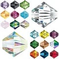 100 Pieces 4mm Shiny Faceted Bicone Austria Crystal Beads for Jewelry Making - Premium Quality Material, Easy to String Spacer Beads for Bracelets, Necklaces, and Pendants - Modern Design with Captivating Shine - Great Value Set for DIY Projects and Glamorous Accessories