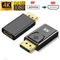 4K DisplayPort to HDMI-Compatible Adapter for High-Quality Video Output, Plug-and-Play Functionality, Sturdy Construction, Wide Compatibility, and Enhanced Viewing Experience - Crystal-Clear 1080P Video, Vibrant Colors, Sharp Images, Compact Design, Durability, Reliability, Immersive Content