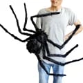 Realistic Design Big Plush Spider for Halloween Decorations - Durable Outdoor Decoration with Easy Setup - Versatile Prop for Spooky Atmosphere - Perfect for Parties and Events