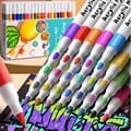 12-80 Colores Set Acrylic Paint Art Marker Pen - Vibrant Colors for Rock, Ceramic, Glass, Wood - Non-Toxic & Long-Lasting - Perfect for DIY Crafts, Graffiti, Personalized Gifts, Home Decor - Beginner to Expert Artists - High-Quality Pigments for Endless Creativity